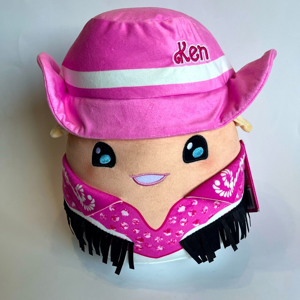 Ken Barbie Cuutopia Plush Western‎ Stampin 11" Cowboy Ken Fringe Mattel NWT